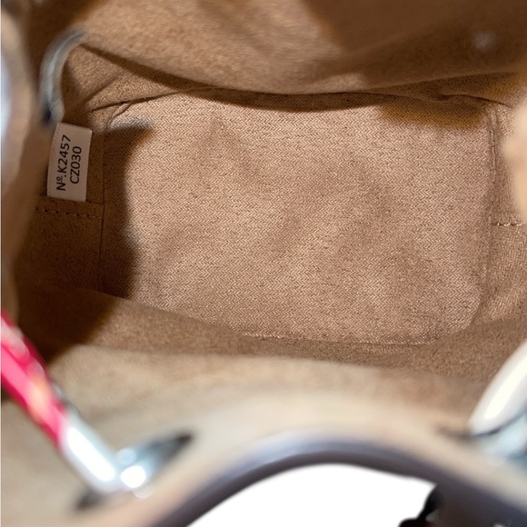 COACH DRAWSTRING WRISTLET WITH CHERRY PRINT CHALK MULTI - Picture 10 of 10